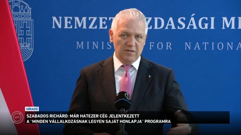 Már 6000 cég jelentkezett a minden vállalkozásnak legyen saját honlapja programra